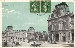 Paris - 1 - Cour du Carrousel - CPA 