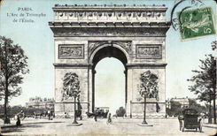 Paris - 8 - Arc de Triomphe of Etolie - CPA