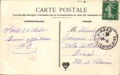 Paris - 5 - the Arena of the street Monge - enafants - dog - CPA