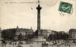 Paris - 11 - Place of the Bastille - CPA