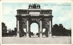 Paris - 1 - L'Arc de Triomphe des Tuileries - CPA 