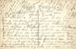 Paris - 7 - Sight on the Park of the Champ de Mars and the Main road taken of the Tower Eiffel - Eiffel Tower - CPA