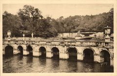 Nimes - Garten des Brunnens - romische Bader - CPA