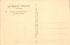 Nimes - die Brucke von Gard - CPA