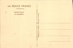 Nimes - die Kathedrale - CPA