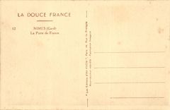 Nimes - das Gatter von Frankreich - CPA