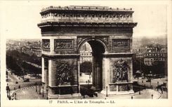 Paris - 8 - Arc de Triomphe the CPA