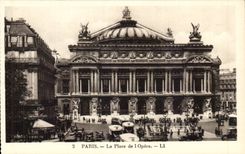 Paris - 9 - La Place de l'Opera CPA 