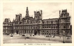 Paris - 4 - L'Hotel de Ville CPA 