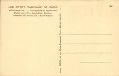 Paris - 18 - Petits Tableaux de Paris - Montmartre - Vue Partielle de Sacre Coeur - CPA