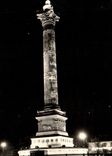 Paris - 11 - Place of the Bastille - the Column of Illuminee July - CPA
