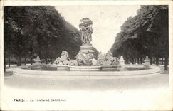 Paris - 6 - the carpeaux Fountain - Garden of Luxembourg CPA