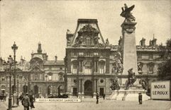 Paris - 1 - Monument Gambetta - Moka Leroux CPA 