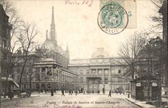 Paris - 1 - Palais de Justice et Ste Chapelle CPA 