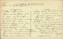 Paris - 7 - View of the Military academy - Military School CPA