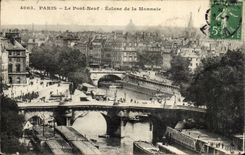 Paris - 1 - Pont Neuf - Ecluse de la Monnaie CPA 