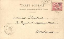 Paris - 14 - Montsouris park - the Lake - Woman CPA -