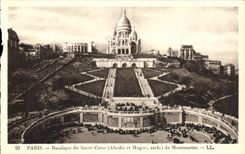 Paris - 18 - Basilique du Sacre Coeur - Montmartre - CPA 