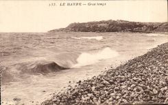 Le Havre - schweres Wetter - CPA