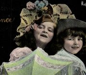 Fantasy - Child - Two darling children - CPA