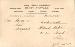 Fantasy - Children - Little girl playing with mama' S toiletries - CPA