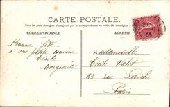 Fantasy - Child - Serious little girl - CPA