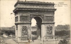 Paris - 8 - Arc de Triomphe of Etoile I - CPA