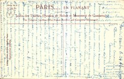 Paris - 1 - Jardin des Tuileries - Pavillon de Rohan et Monument de Gambetta - CPA 