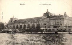 Paris - 14 - Train station of Orleans - CPA