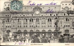 Paris - 8 - Station St Lazare - CPA