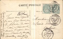 Paris - L'Institut et le Pont des Arts - CPA 