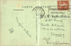 Paris - 1 - Panorama pris du Louvre vers Montmartre - CPA 