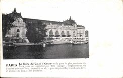 Paris - 7 - Train station of the Quay of Orsay - CPA