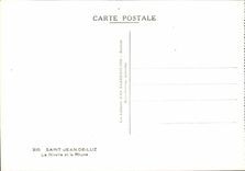 Saint Jean de Luz - La Nivelle et la Rhune - CPA