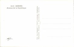 Africa - Africa - Morocco - Morocco - Meknes - Avenue of the Republic - CPA