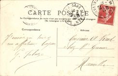 Fetes - Bonne Anne - Femme - Woman images in flower - fleur - pensee - CPA
