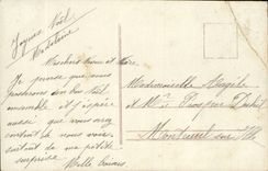 Fantasy - Child - Happy Christmas - Happy Chritmas - Little Girl in face off Christmas tree - CPA