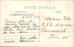 Fantasy - Child - Charming flowers speak for me - Adorable little girl - CPA