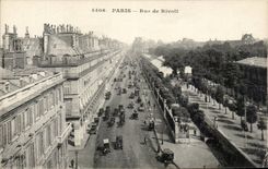Paris - 1 - Rue de Rivoli - CPA 