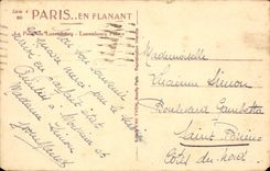 Paris - 6 - Palate of Luxembourg - CPA