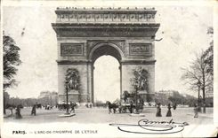 Paris - 8 - Arc de Triomphe of Etoile the CPA