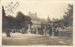 Paris - 6 - Garden of Luxembourg CPA