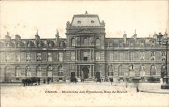 Paris - 1 - Ministere des Finances - Rue de Rivoli CPA 