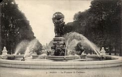 Paris - 6 - the Fountain of Carpeaux CPA