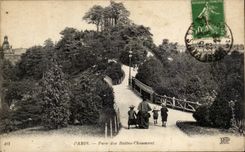 Paris - 19 - Park of the Chaumont Hillocks - children CPA