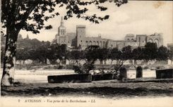 Avignon - gesehen von Barthelasse - CPA