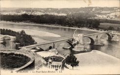 Avignon - die Brucke Saint Benezet - CPA