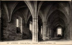 Avignon - Gaumen der Papste - Innenraum - Gerichtssaal - CPA