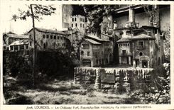 Lourdes - the Castle Fort - miniature Reproduction of Pyrenean houses - CPA