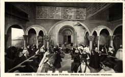Lourdes - the Castle Fort - Pyrenean Museum - Diorama the religeuses Communities - CPA